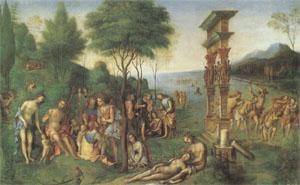 Lorenzo Costa The Reign of Comus (mk05) Norge oil painting art